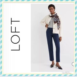 LOFT  Marisa Skinny Navy Slim Pants